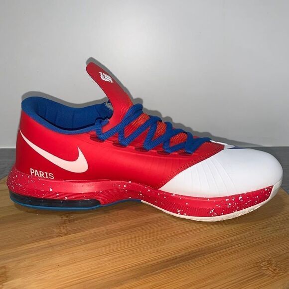 Nike Zoom KD VI 6 Paris Tribute Sneakers 599424-102 Men’s Size 8 RARE Basketball main image 9